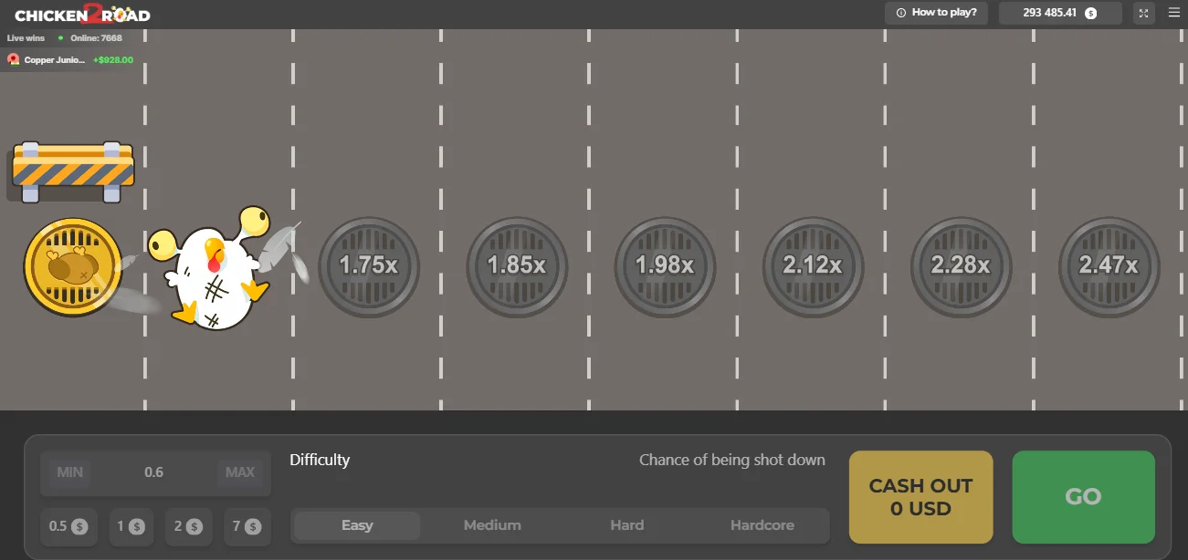 ChickenRoad 2 Spiel